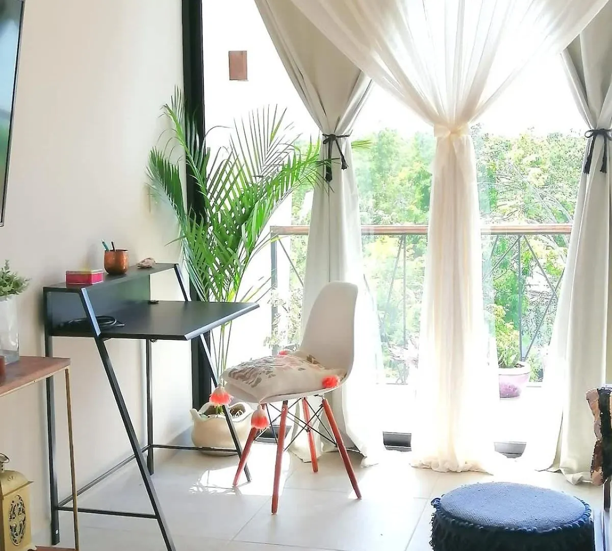 Apartmán Tulum Locals Boho King Suite Wifi Pool Gymyoga Dk Mexiko
